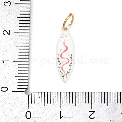 304 Stainless Steel Enamel Pendants&nbsp;STAS-C169-01A