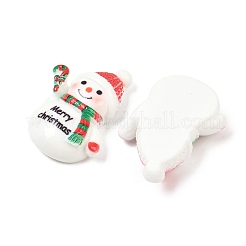 Christmas Opaque Resin Cabochons&nbsp;CRES-Z015-01E
