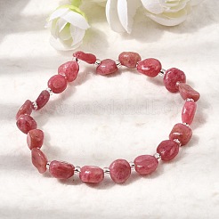Natural Rhodonite Beads Bracelets&nbsp;GG-CBA05D5-02B-06A