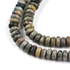 Natural Aqua Terra Jasper Beads Strands&nbsp;G-T140-83