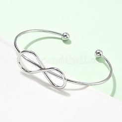 304 Stainless Steel Cuff Bangles&nbsp;BJEW-L682-032P