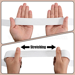 5 Yards Flat Polyester Anti-slip Elastic Band&nbsp;OCOR-GF0004-18C-02