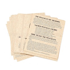 Blank Word Cards&nbsp;AJEW-P131-05