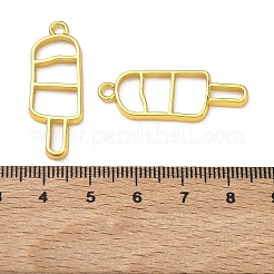 Alloy Open Back Bezel Pendants&nbsp;PALLOY-F321-02G