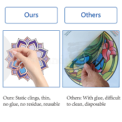 PVC Window Static Sticker&nbsp;DIY-WH0311-024