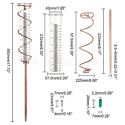 Empty Transparent Glass Test Tube&nbsp;TOOL-WH0146-05