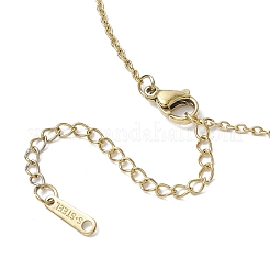2Pcs 2 Styles Teardrop Heart K9 Glass Imitation Tourmaline Pendant Necklaces Sets&nbsp;NJEW-JN05188-03