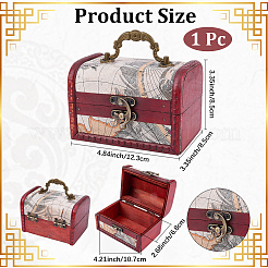 Vintage Wooden Jewelry Boxes&nbsp;AJEW-CL0005-45A
