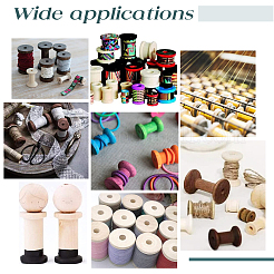 AHADEMAKER Wooden Empty Spools&nbsp;WOOD-GA0001-34A