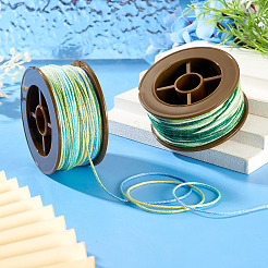 2 Rolls 2 Colors Segment Dyed Round Polyester Twisted Cords&nbsp;OCOR-TA0003-59A