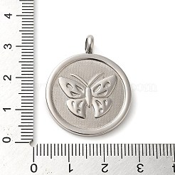 Non-Tarnish 304 Stainless Steel Pendants&nbsp;STAS-C086-06B-P