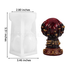 Halloween Theme DIY Candle Silicone Statue Molds&nbsp;DIY-SZ0007-18