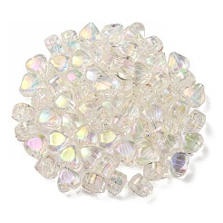 UV Plating Rainbow Iridescent Acrylic Beads&nbsp;OACR-F004-05G