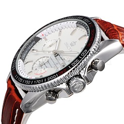Stainless Steel Leather Wrist Watch&nbsp;WACH-A002-07