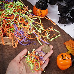 3 Sets 3 Colors Halloween Themed Paper Shredded Paper Filler&nbsp;OCOR-SP0001-06A