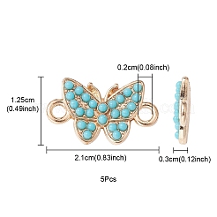 Alloy Connector Charms&nbsp;PALLOY-YW0001-58