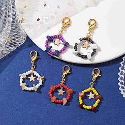Glass Pendant Decorations&nbsp;HJEW-MZ00050