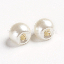 Resin Buttons&nbsp;BUTT-WH0015-06C-9mm