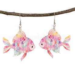 Acrylic Dangle Earrings&nbsp;WG47D4F-01