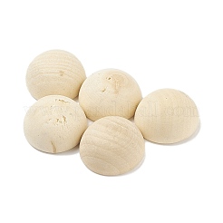 (Defective Closeout Sale: Wood Texture and Crack) Unfinished Natural Wood Cabochons&nbsp;WOOD-XCP0001-68