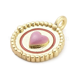 Brass Enamel Pendants&nbsp;KK-H527-01B-G01