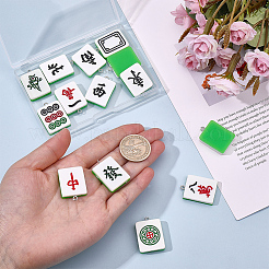 14Pcs 14 Styles Resin Pendantds&nbsp;RESI-BM0001-14