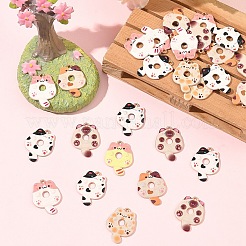 20Pcs Printed Alloy Pendants&nbsp;FIND-YW0012-04
