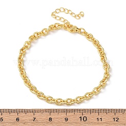 Brass Cable Chain Bracelets for Women&nbsp;BJEW-C140-04G