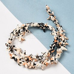Synthetic Turquoise Dyed Beads Strands&nbsp;G-P507-04D