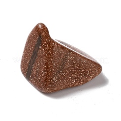 Synthetic Goldstone Beads&nbsp;G-O029-08L