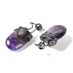 Natural Amethyst Pendants&nbsp;G-L524-17AS-07