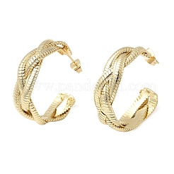 Brass Stud Earrings for Women&nbsp;EJEW-F421-01G