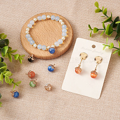 10pcs 5 colors Cat Eye Glass Charms&nbsp;CE-FW0001-01