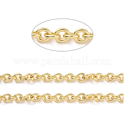 Brass Cable Chains&nbsp;CHC-L048-001G