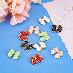 10Pcs 5 Colors Spray Painted Alloy Pendants&nbsp;FIND-TA0005-16