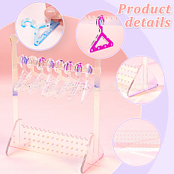 Transparent Acrylic Earring Display Stands&nbsp;EDIS-HY0001-01