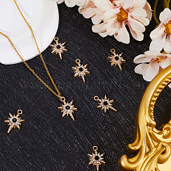 30Pcs Alloy Rhinestone Pendant&nbsp;FIND-SC0011-05