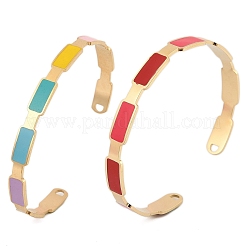 304 Stainless Steel Cuff Bangles for Women&nbsp;BJEW-Z087-10G