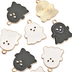 8Pcs 2 Colors Alloy Enamel Pendants&nbsp;ENAM-YW0001-93