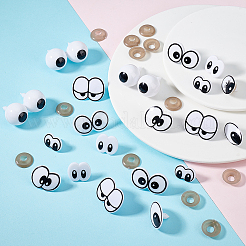 8 styles Plastic Craft Safety Eyes&nbsp;DIY-GA0006-52