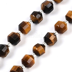 Natural Tiger Eye Beads Strands&nbsp;G-O201B-117F
