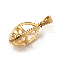 PVD Vacuum Plating 304 Stainless Steel Pendants&nbsp;STAS-B053-30G