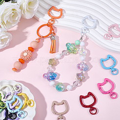 15Pcs 15 Colors Zinc Alloy Swivel Clasps&nbsp;FIND-SP0005-52
