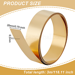 Brass Sheets Rolls&nbsp;AJEW-WH0606-003A