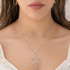 12Pcs 12 Style Heart & Cross & Butterfly & Bat Alloy Enamel Pendant Necklaces Set with Rhinestone&nbsp;NJEW-FI0001-03