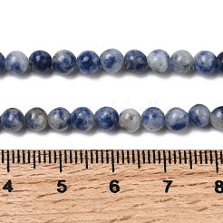 Natural Blue Spot Jasper Beads&nbsp;X-GSR4mmC036