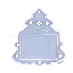 DIY Food Grade Silicone Christmas Theme Photo Frame Pendant Molds&nbsp;XMAS-PW0001-051B