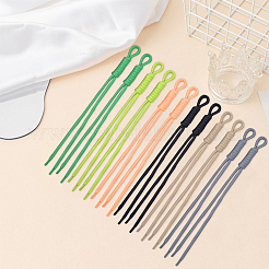 12Pcs 6 Colors Nylon Rope Pendant Decorations&nbsp;HJEW-CP0001-47C