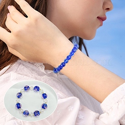 20Pcs Handmade Luminous Lampwork Beads&nbsp;LAMP-YW0001-21