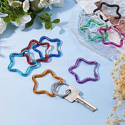18Pcs 9 Colors Aluminum Alloy Rock Climbing Carabiners&nbsp;DIY-DC0003-94